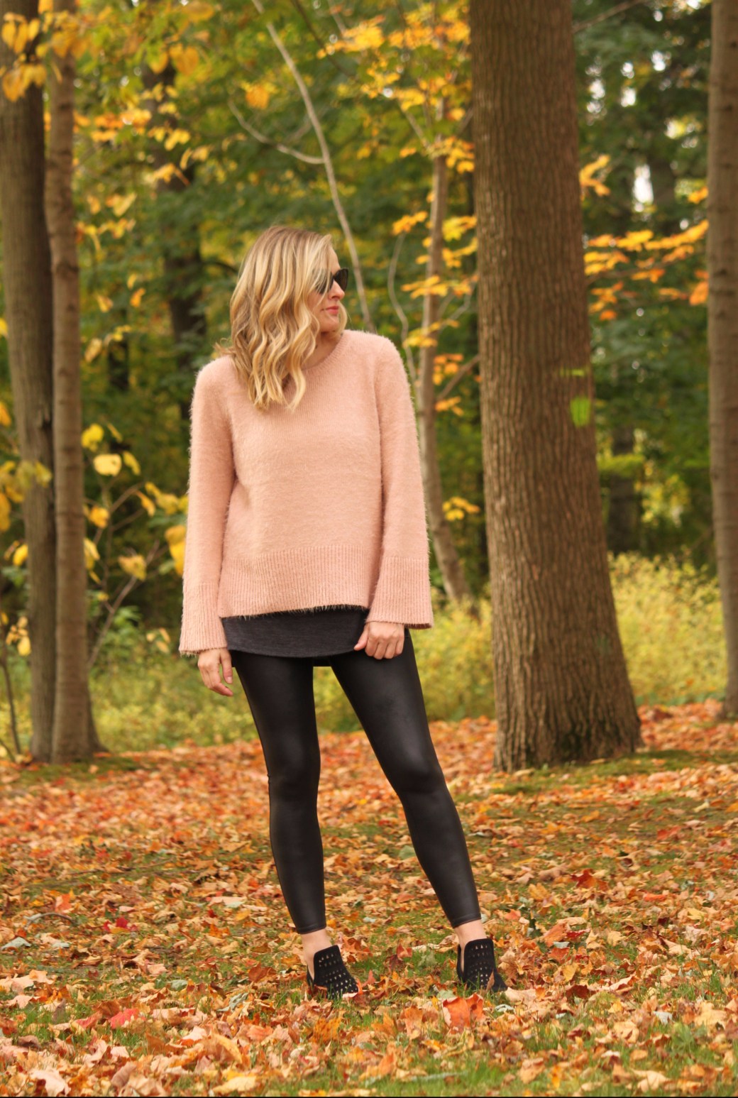 SPANX faux leather leggings