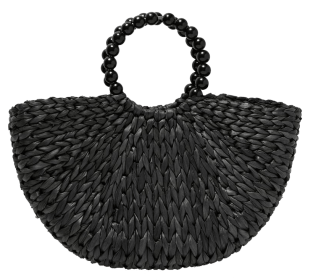 zara black half moon bag