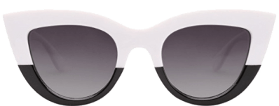 black and white vintage cat eye amazon