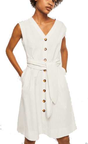 mango creme full coverage dress